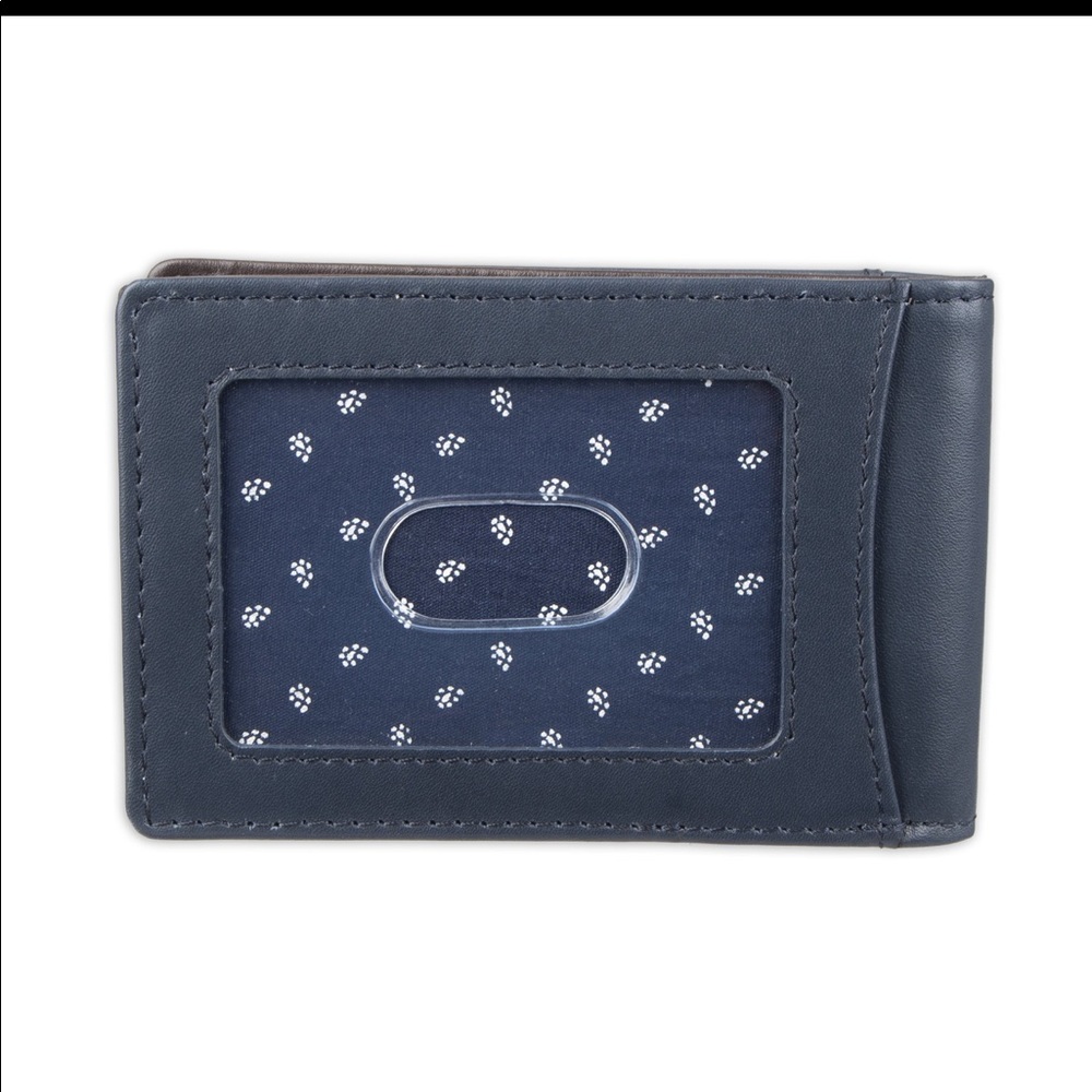 Men's Bifold Wallet W Removable Money Clip